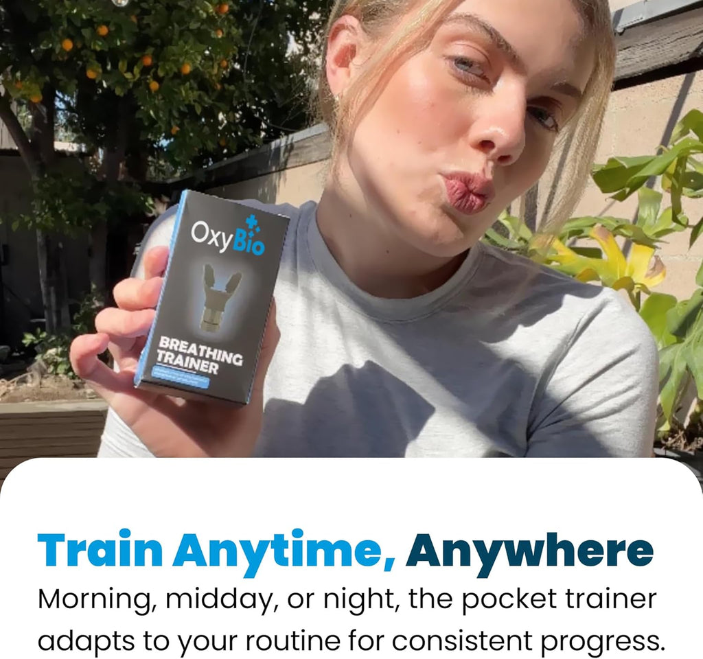 Oxy Respiratory Trainer | Breathe Easier with Stronger Lungs | Made with High Grade Silicone