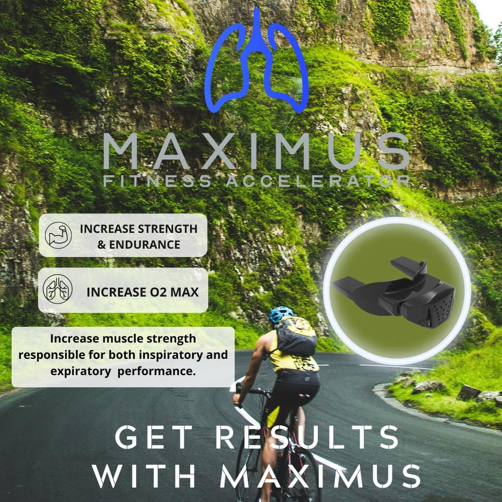 Lung Trainer Device | VO2 Max Trainer for Endurance Training, Breathing Exercise & Lung Capacity, Portable Resistance Exerciser for Supporting Fitness & Oxygen