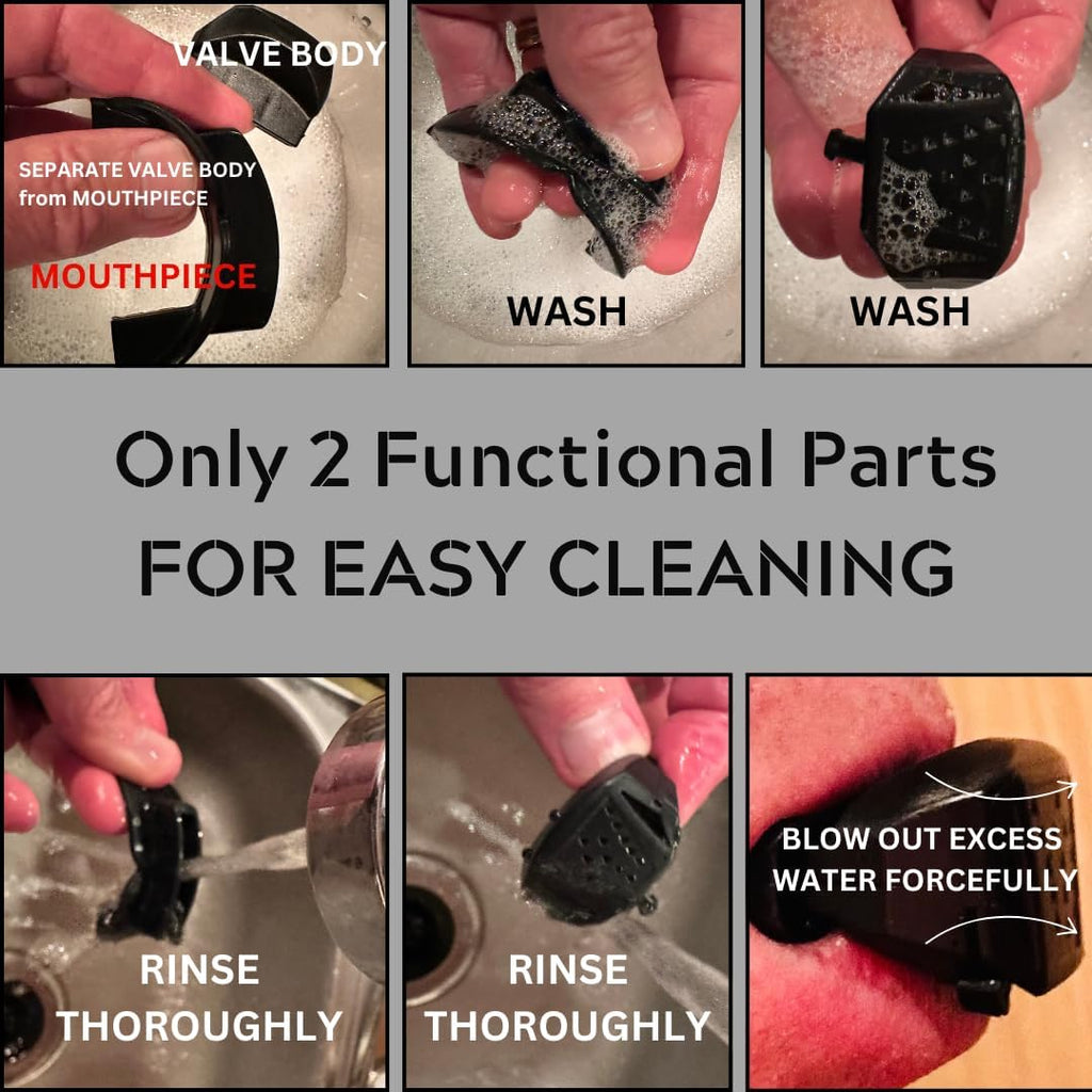 Lung Trainer Device | VO2 Max Trainer for Endurance Training, Breathing Exercise & Lung Capacity, Portable Resistance Exerciser for Supporting Fitness & Oxygen